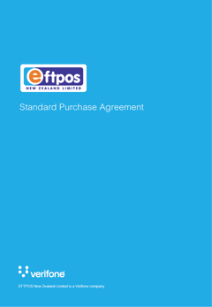 Standard Purchase Agreement Cover