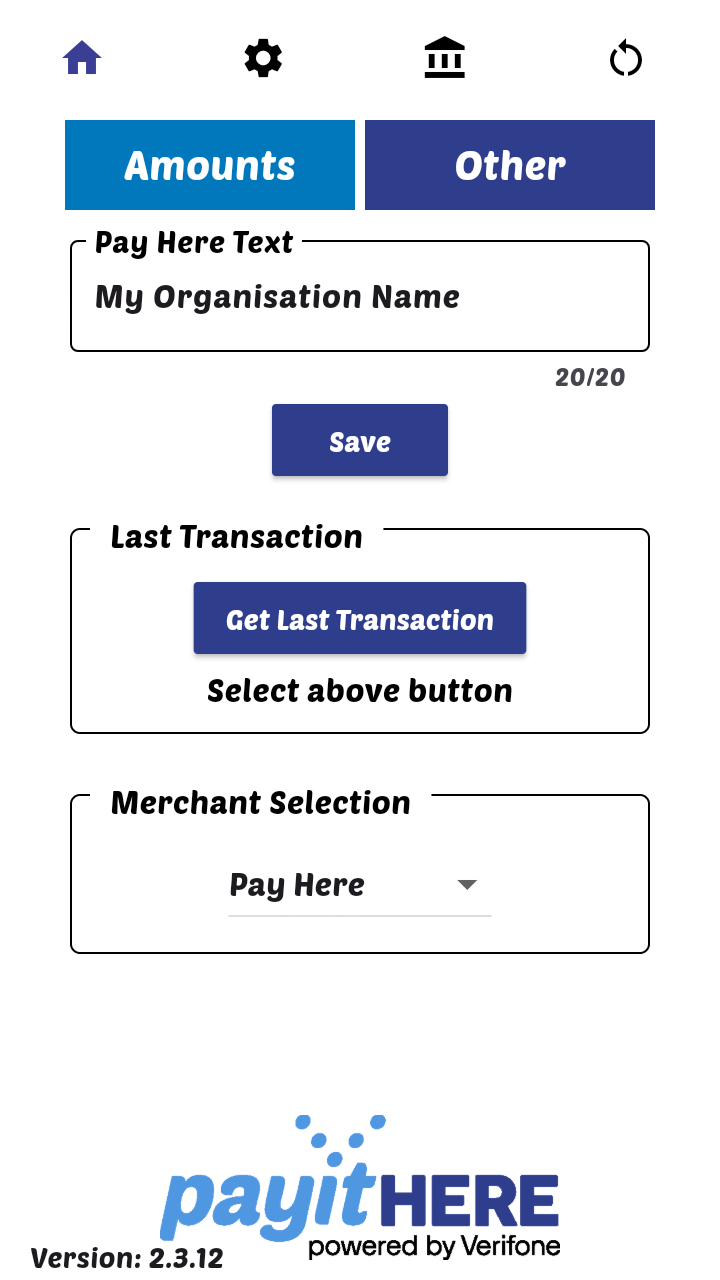 Eftpos NZ Pay Here Config