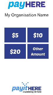 Eftpos NZ Pay Here Payment Screen
