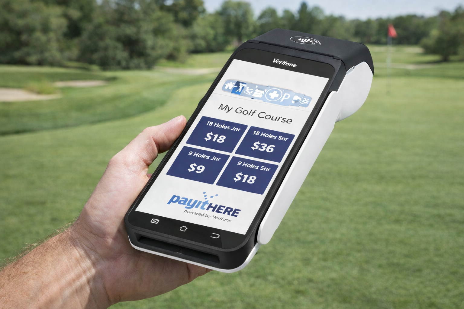 Pay Here Green Fees